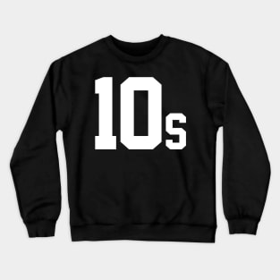 10s Tennis Player Logo by CoVA Tennis Crewneck Sweatshirt